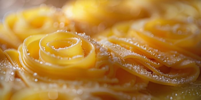 Classic Pasta on kitchen background. Diet and food concept