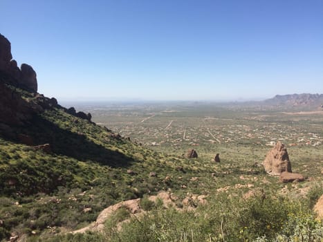 Hiking in the Superstition Mountains, Lost Dutchman, Apache Junction. High quality photo