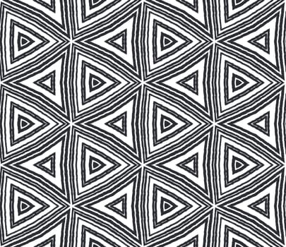 Chevron stripes design. Black symmetrical kaleidoscope background. Geometric chevron stripes pattern. Textile ready stunning print, swimwear fabric, wallpaper, wrapping.