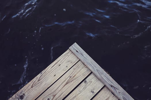 wooden pier on the Baltic sea, Sopot, Poland