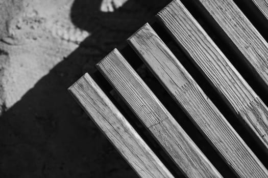 old vintage wood texture. bench or table corner