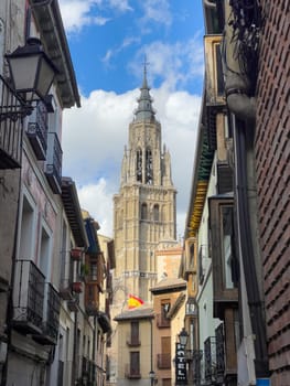 Toledo Cathedral, Primate Cathedral of Saint Mary, Toledo, Castilla La Mancha, Spain, High quality photo