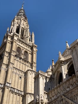 Toledo Cathedral, Primate Cathedral of Saint Mary, Toledo, Castilla La Mancha, Spain, High quality photo