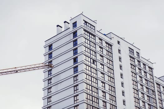 finishing construction of a modern residential building. mortgage