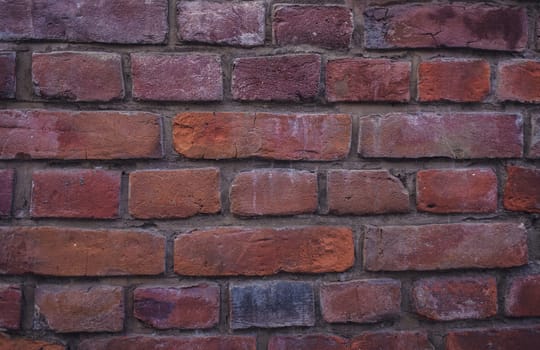 red vintage brick wall. background and texture for design