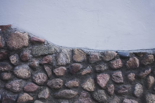 stone wall of an old antique house