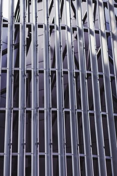 element of a metal structure of a modern building