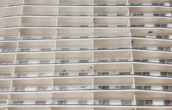 modern apartment building of hotel type