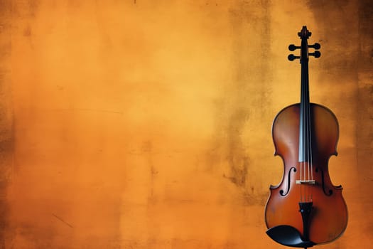 Cello background art. Musical string. Generate Ai