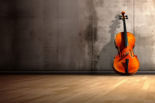 Cello background wall. Play art music. Generate Ai