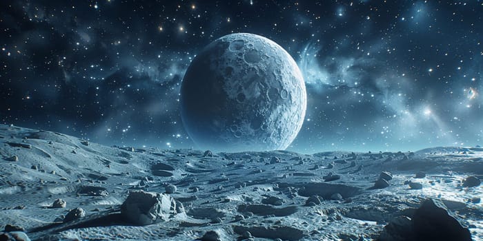 3D Rendered Fantasy Alien Landscape - 3D Illustration. High quality photo