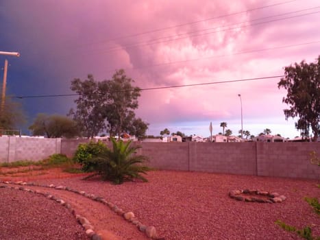 Amazing Summer Haboob Dust Storm in Arizona . High quality photo