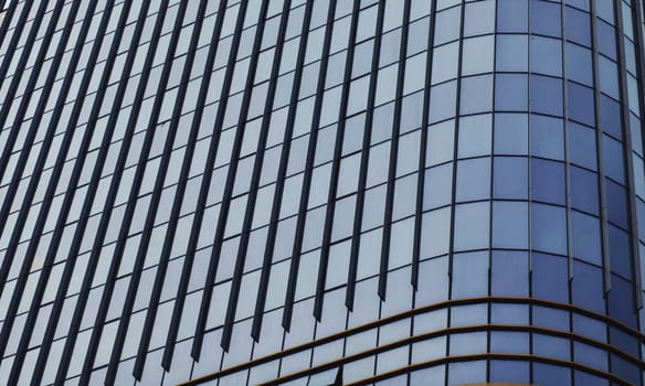 Abstract window glass pattern of architecture office building 