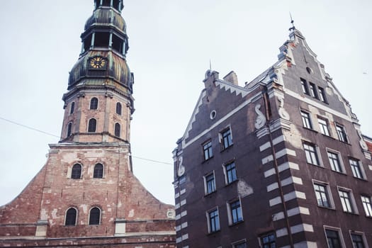 old Church in the center of Riga, Latvia