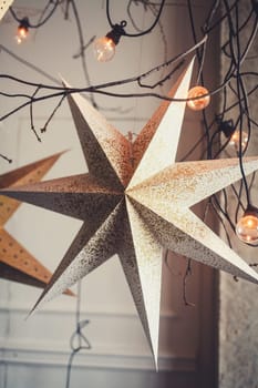 star christmas decorations for hanging on the ceiling