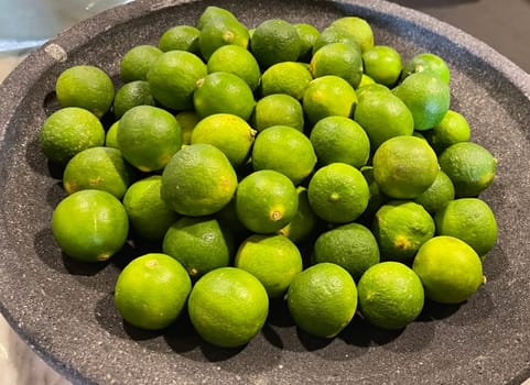 Lime Citrus Fruits In Fruit Market good as your content background