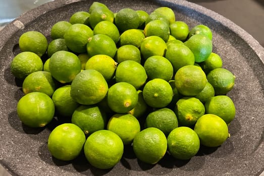 Lime Citrus Fruits In Fruit Market good as your content background