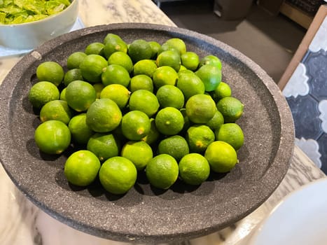 Lime Citrus Fruits In Fruit Market good as your content background