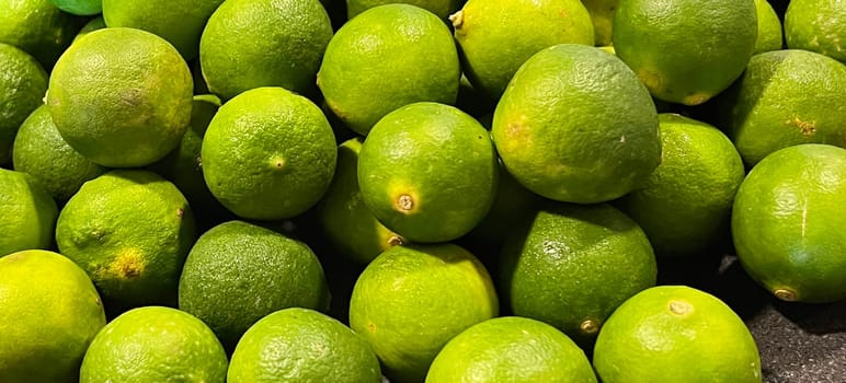 Lime Citrus Fruits In Fruit Market good as your content background