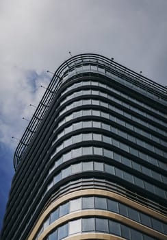Business glass office. Modern building.