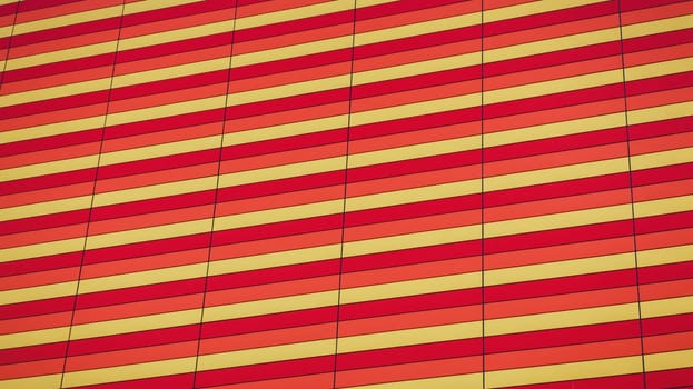 Modern building. Colorful office building with stripes facade