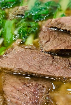 super delicious japanese and korean fusion beef ramen, Bowl of mouth watering Japanese ramen for single serving in a restaurant