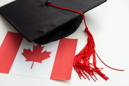graduation hat isolated on white background - education concept. High quality photo