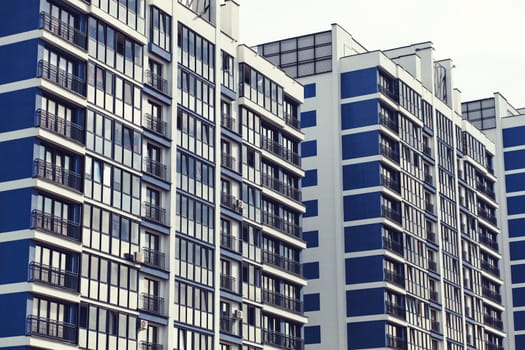 Minsk, Belarus- August 2019: new buildings,new multi-storey building, concept of the sleeping area