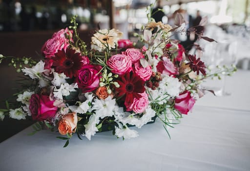 Colorful flowers bouquet for decoration in home