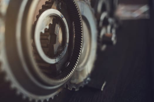 gears in the motor. metal element