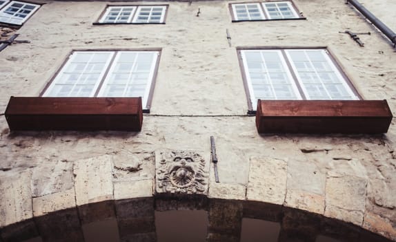 old historic building in Riga. antiquity