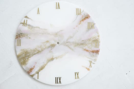Handmade interior clocks made of epoxy resin. An interior item
