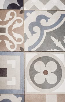 ceramic tiles patterns. Seth grunge texture.