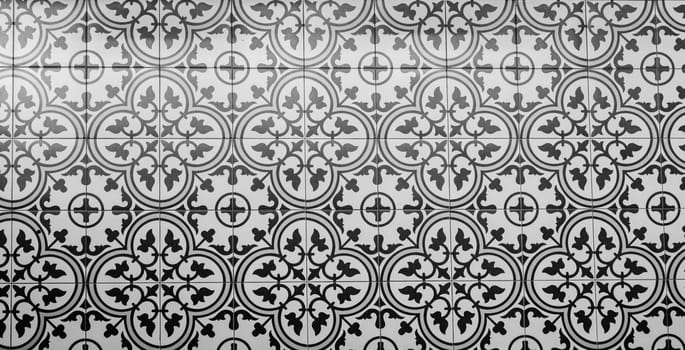 Traditional ornate portuguese decorative tile. background
