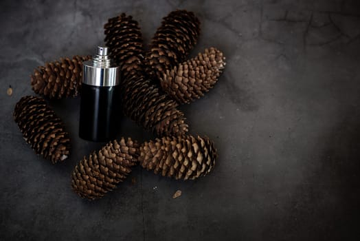 black men's perfume. natural smell. eco cologne
