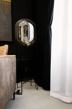 Modern luxury floor lamp in loft interior