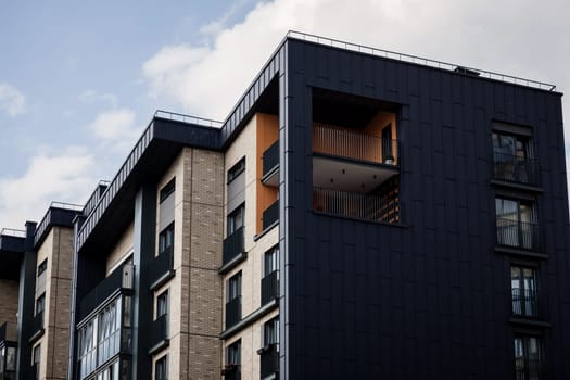 Europe modern complex of residential apartment buildings complex condo