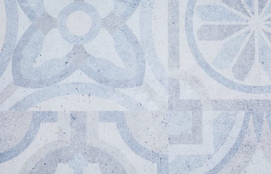 Floor tiles with an abstract pattern. Seth grunge texture.