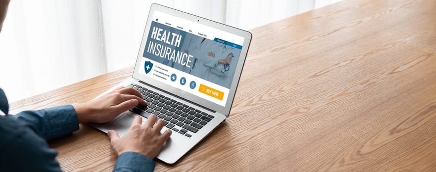 Health insurance web site modish registration system for easy form filling