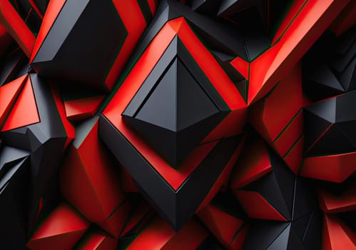abstract background. wall of cubes. Geometric polygons, style wall