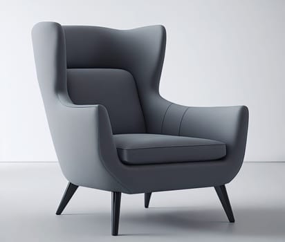  fashionable seat. comfortable stylish armchair. elegant sofa. Generative AI