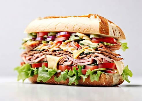 Yummy healthy and delicious sandwich 