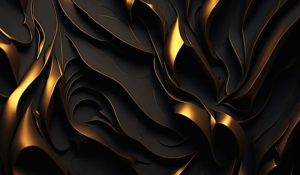 abstract background curl elements. Creative  design Concept. Generative AI