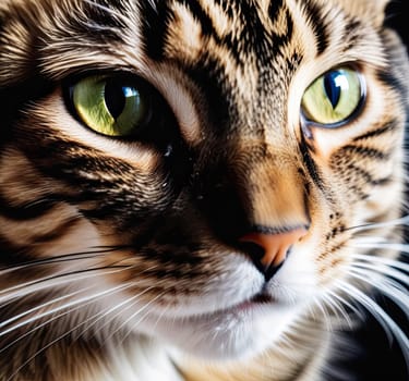 Close up of cat eye. a pet portrait