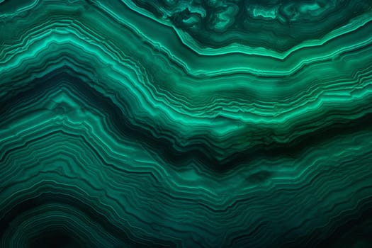 Lustrous Natural malachite. Natural stone rock. Generate Ai