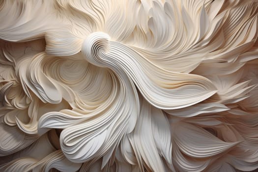 Detailed Paper art style. Style craft nature. Generate Ai