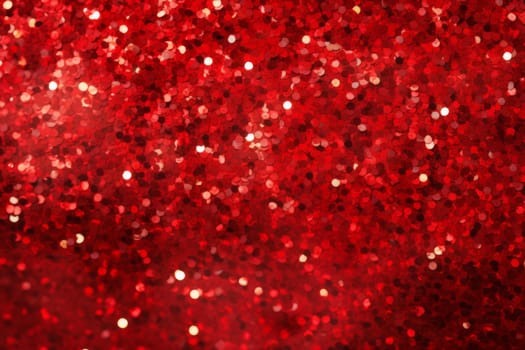 Dazzling Red glitter. Color shiny sparkle. Generate Ai