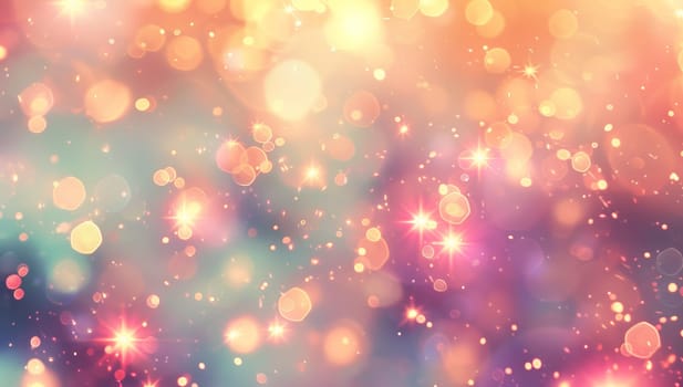 An organism with pink flowers in a magenta pattern, set on an astronomical object with creative arts and macro photography event, all against a colorful background with lots of lights