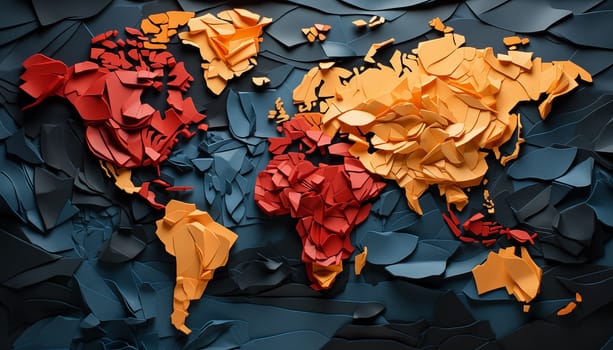 World map - abstract background. High quality photo