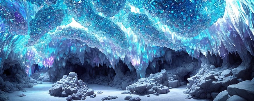 Crystal Cave, a subterranean world filled with shimmering crystal formations, and irides